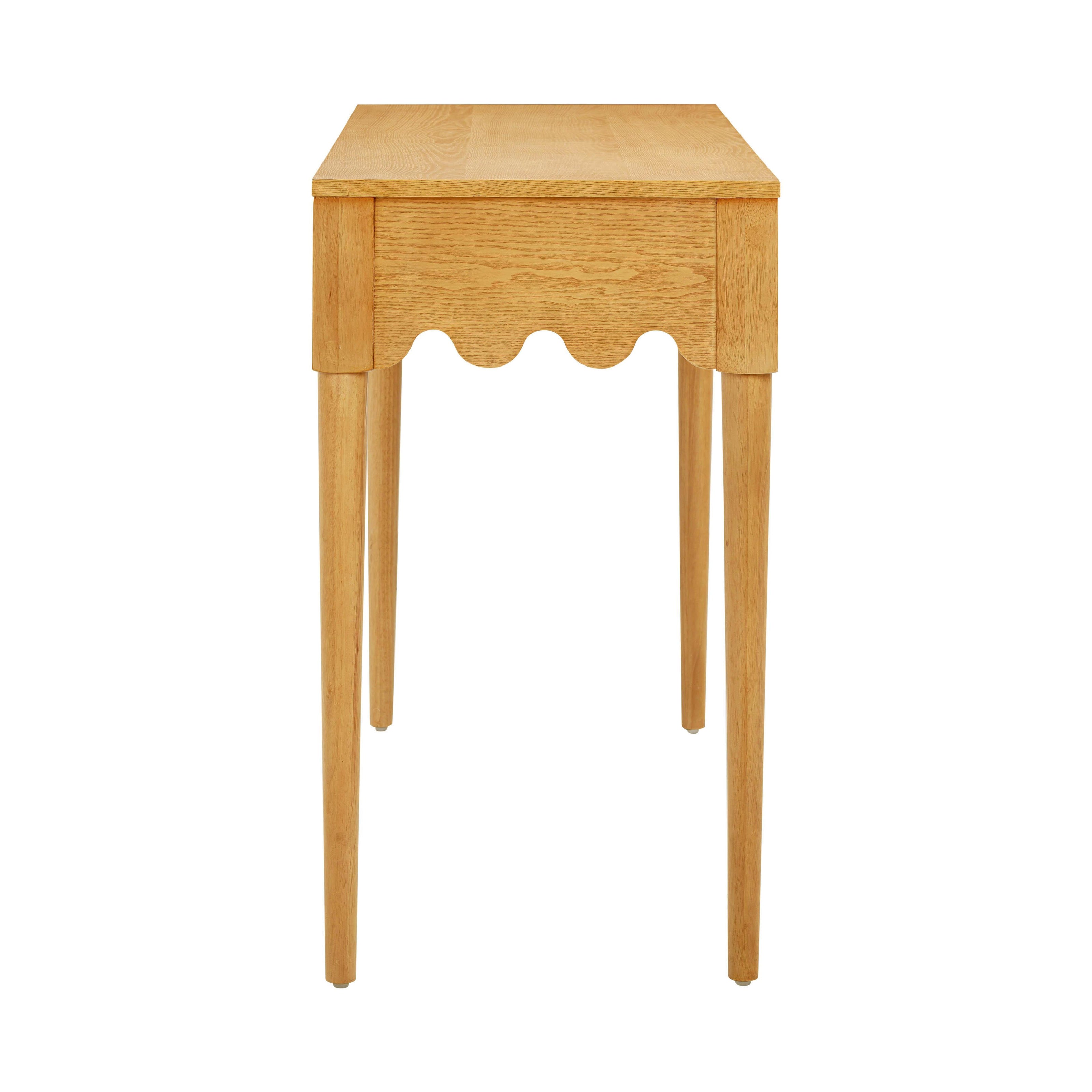 TOV Furniture Oodle Natural Ash 2-Drawer Desk