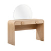 TOV Furniture Moonrise Natural Ash 2-Drawer Vanity Desk