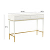 TOV Furniture Mariah Two Drawer Desk
