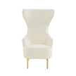 TOV Furniture Julia Channel Tufted Wingback Chair