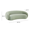 TOV Furniture Kendall Moss Green Velvet Sofa