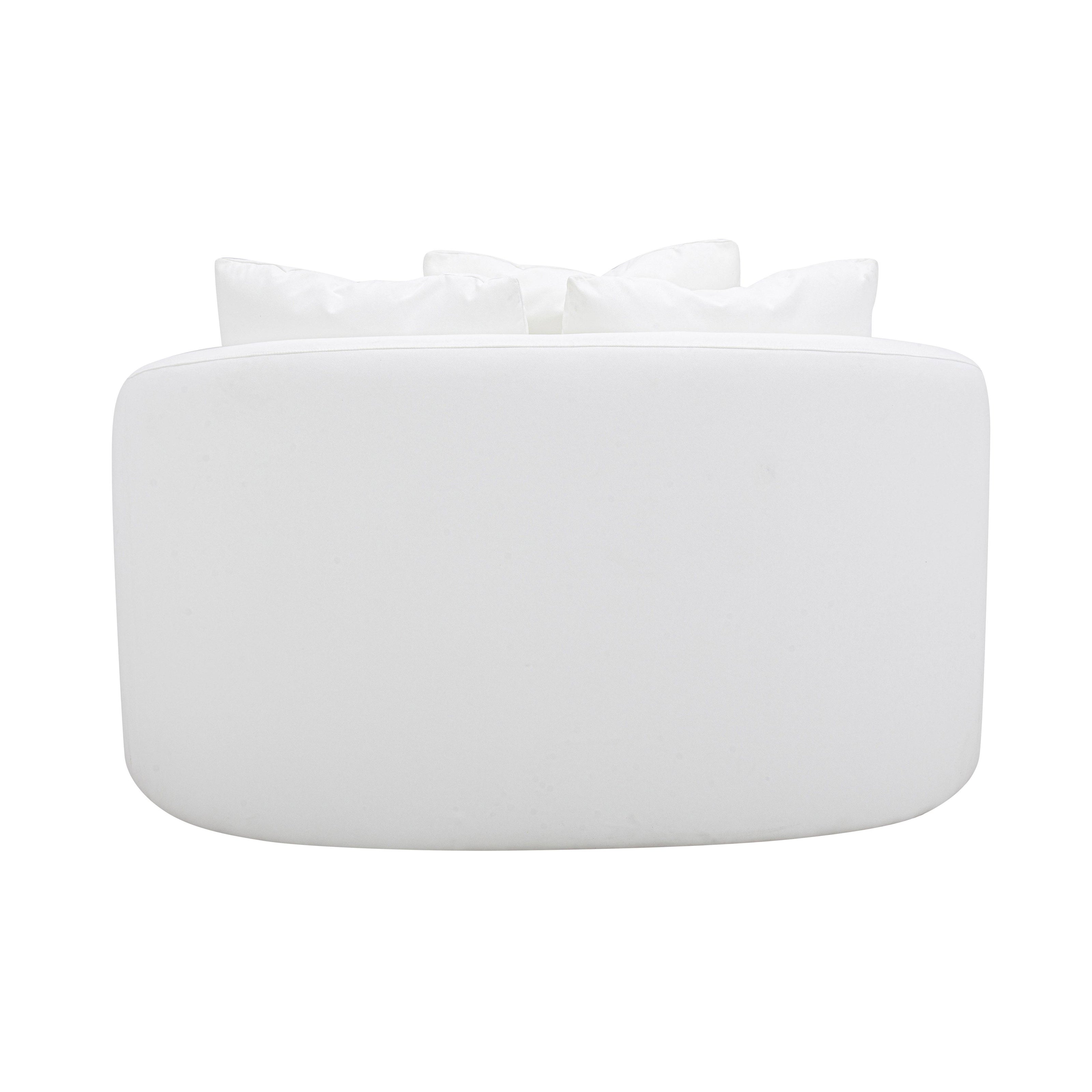 TOV Furniture Hanim Cream Linen Daybed