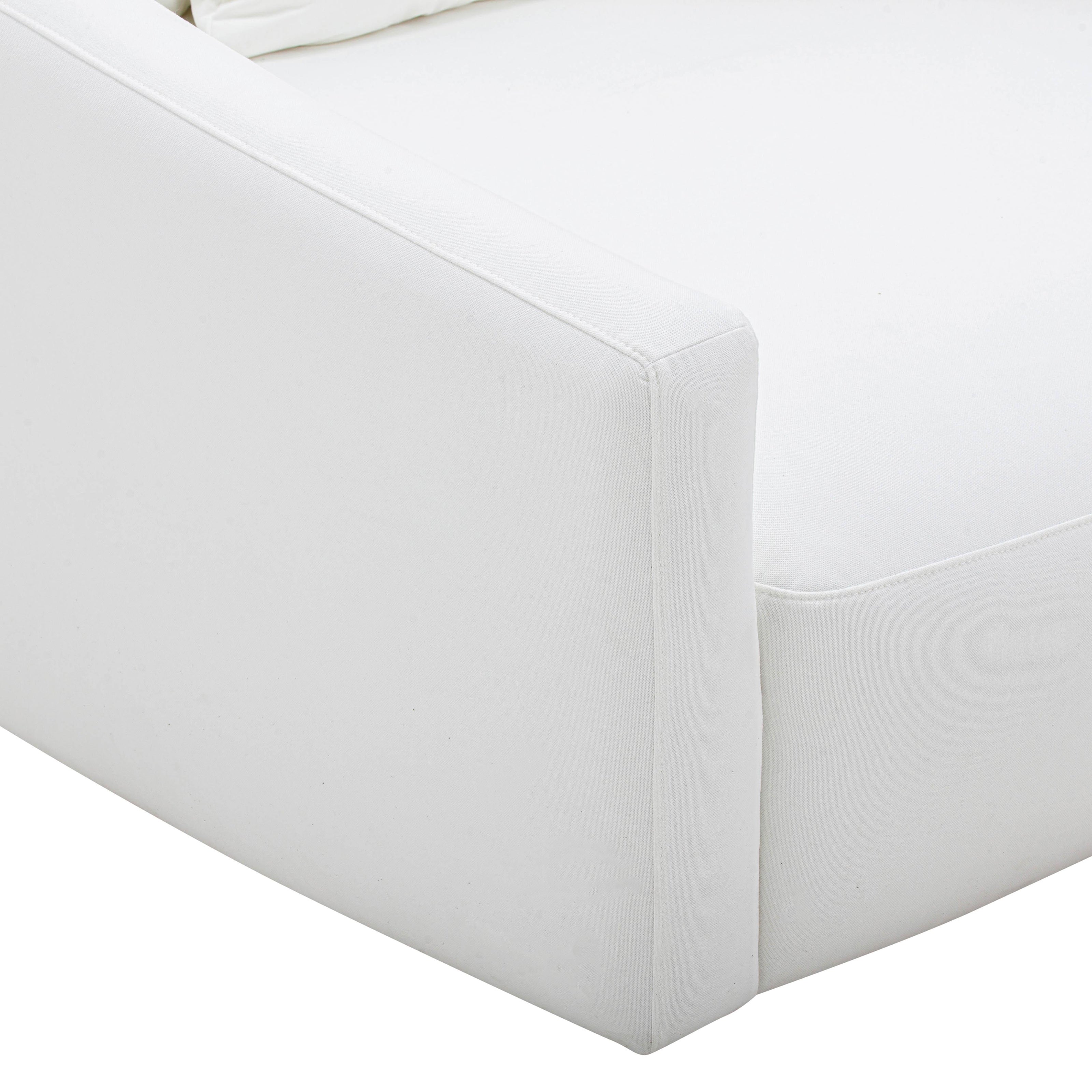 TOV Furniture Hanim Cream Linen Daybed