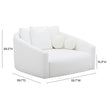 TOV Furniture Hanim Cream Linen Daybed