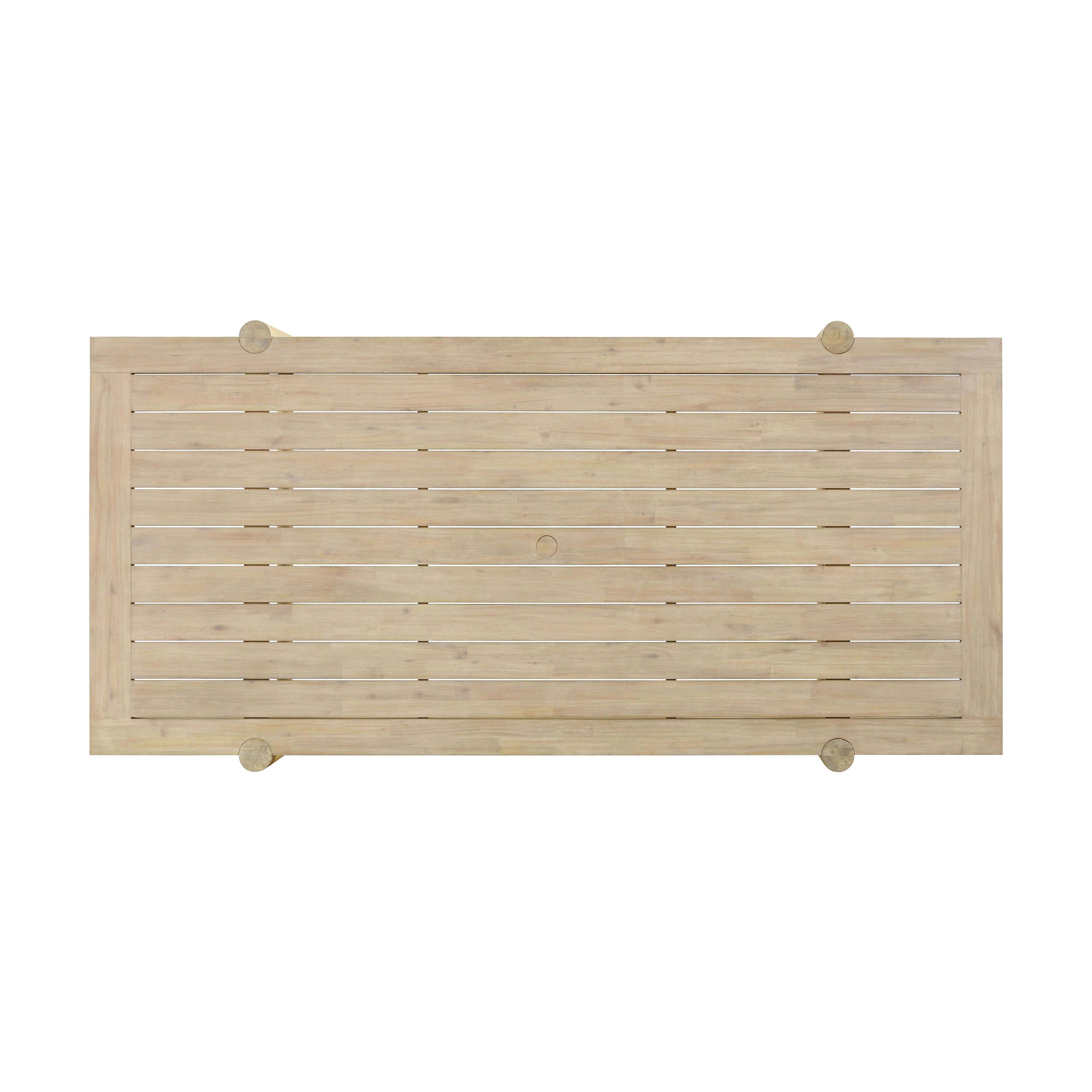TOV Furniture Gata Light Teak Outdoor Rectangular Dining Table