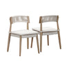 TOV Furniture Gata Cream Outdoor Dining Chair - Set of 2
