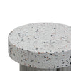 TOV Furniture Clover Faux Terrazzo Indoor / Outdoor Round Side Table
