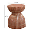 TOV Furniture Turin Indoor / Outdoor Concrete Stool