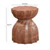TOV Furniture Turin Indoor / Outdoor Concrete Stool