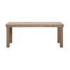 TOV Furniture Cassie Natural Rectangular Outdoor Dining Table