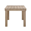 TOV Furniture Cassie Natural Rectangular Outdoor Dining Table