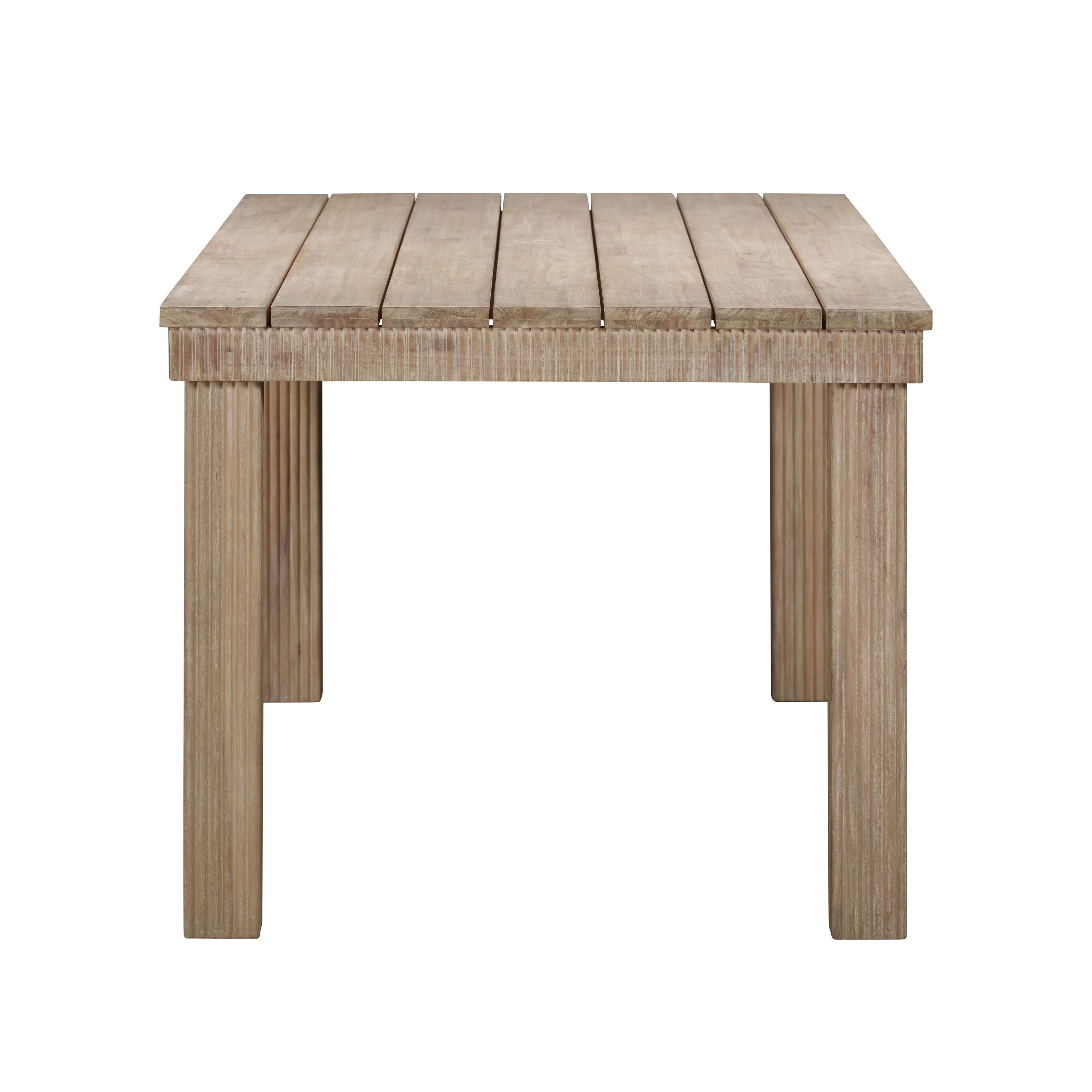 TOV Furniture Cassie Natural Rectangular Outdoor Dining Table