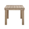 TOV Furniture Cassie Natural Rectangular Outdoor Dining Table