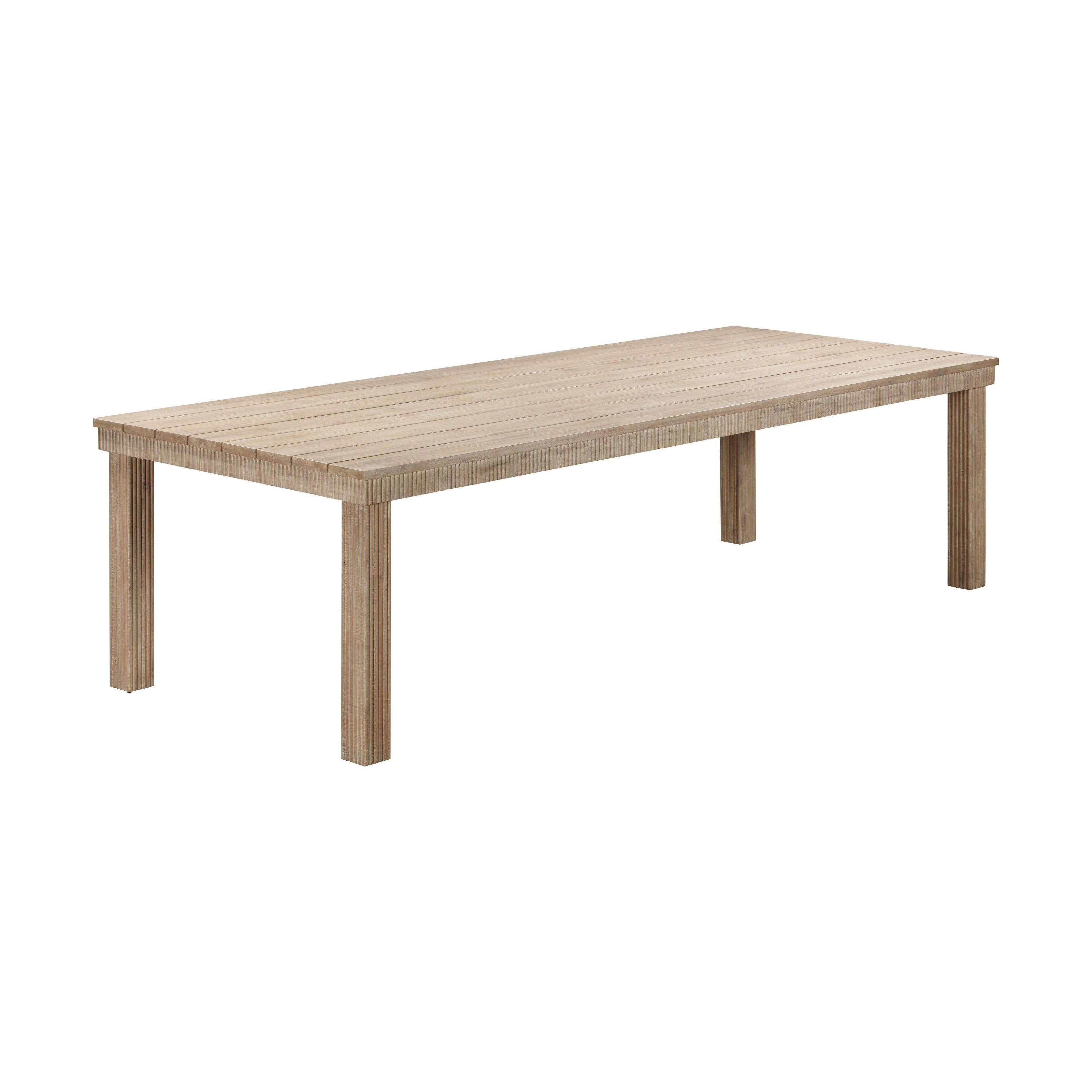 TOV Furniture Cassie Natural Rectangular Outdoor Dining Table