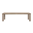 TOV Furniture Cassie Natural Rectangular Outdoor Dining Table