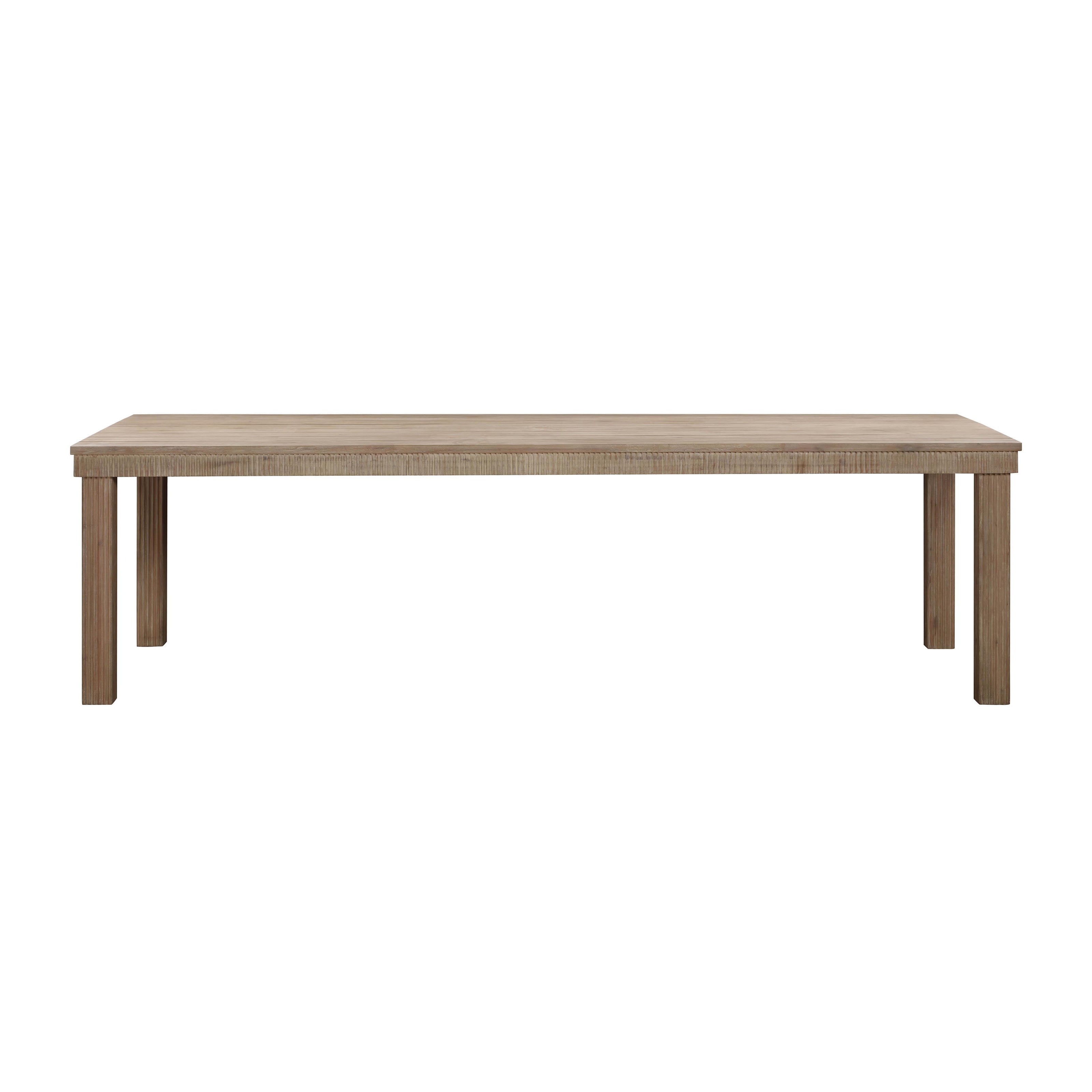 TOV Furniture Cassie Natural Rectangular Outdoor Dining Table