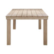 TOV Furniture Cassie Natural Rectangular Outdoor Dining Table
