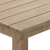TOV Furniture Cassie Natural Rectangular Outdoor Dining Table