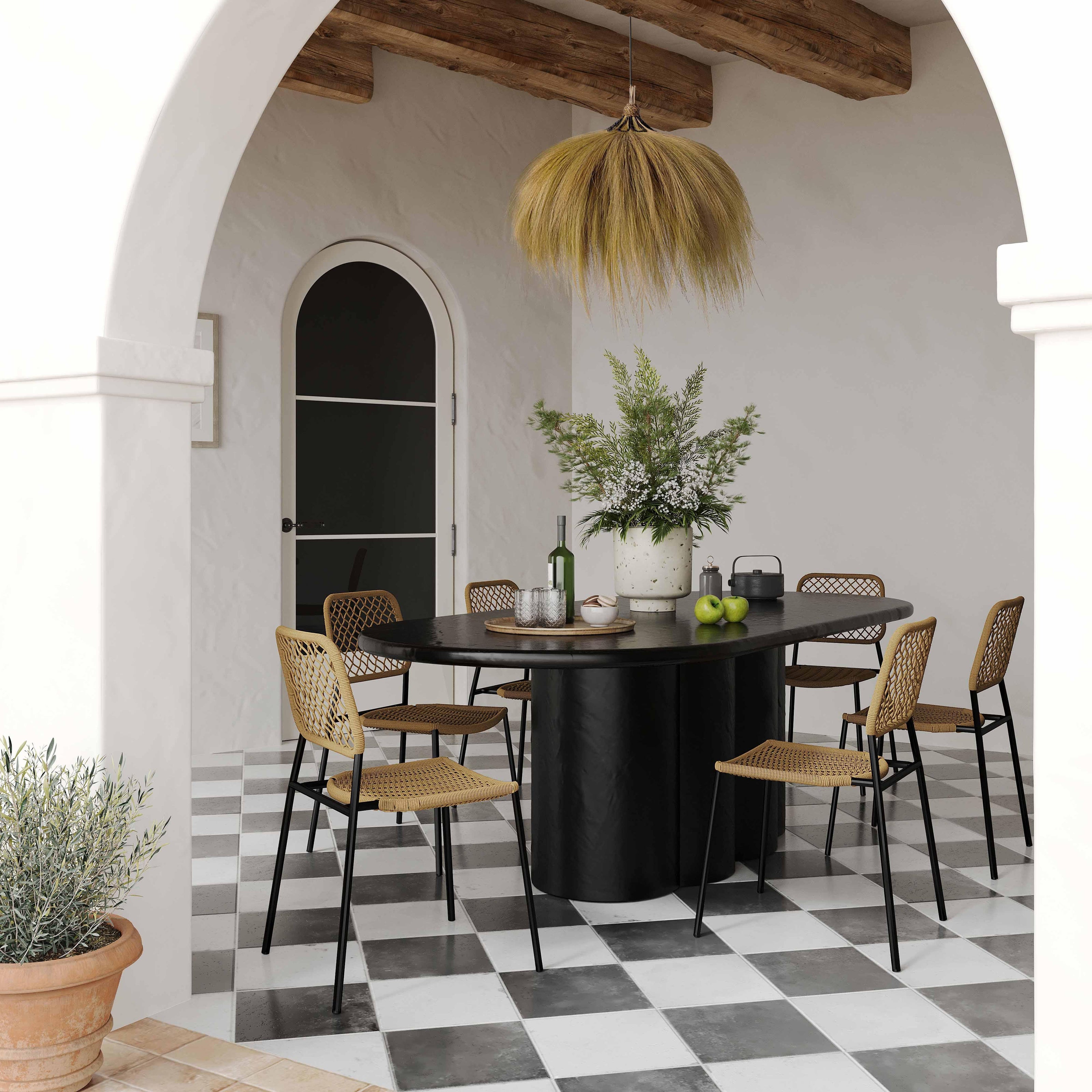 TOV Furniture Lucy Cord Outdoor Dining Chair
