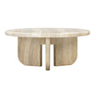 TOV Furniture Patrizia Outdoor Concrete Round Coffee Table