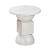 TOV Furniture Chip Marble Print Indoor / Outdoor Side Table