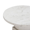 TOV Furniture Chip Marble Print Indoor / Outdoor Side Table