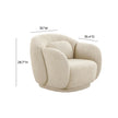 TOV Furniture Misty Cream Boucle Accent Chair