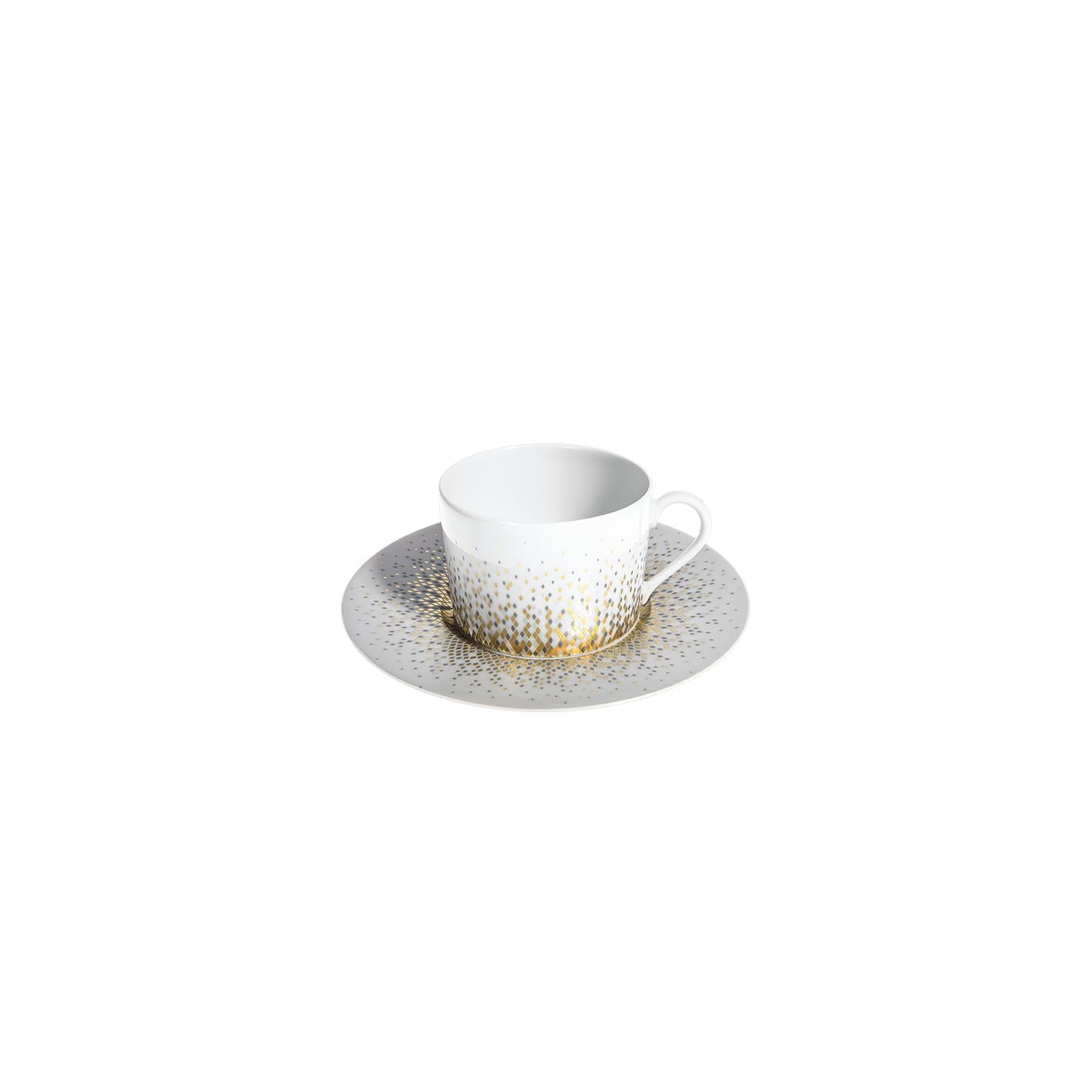 Haviland Souffle D'Or Teacup and Saucer