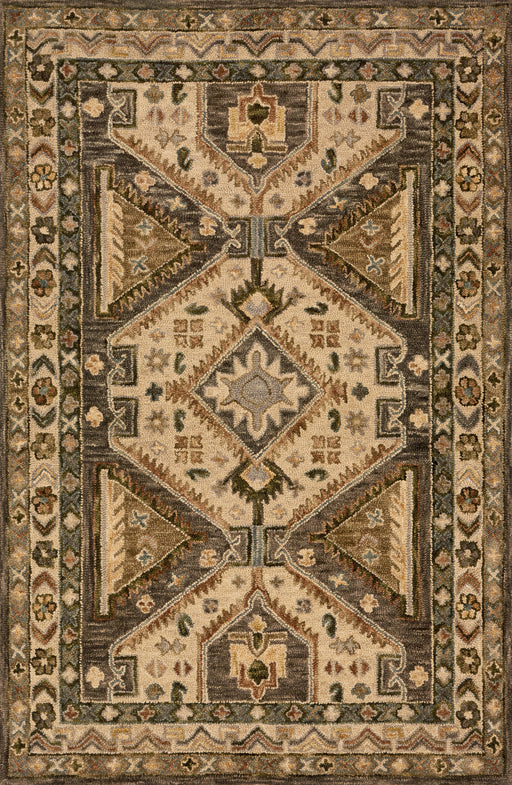 Loloi Victoria VK-07 Walnut / Beige Rug