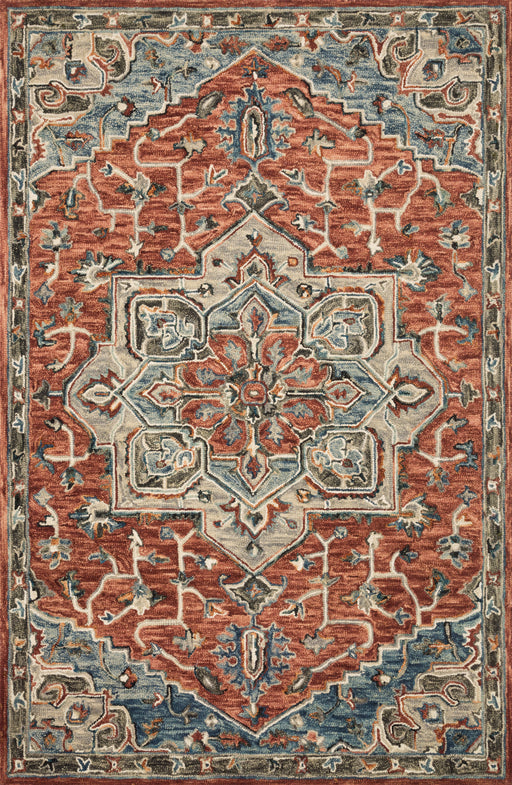 Loloi Victoria VK-15 Red / Multi Rug