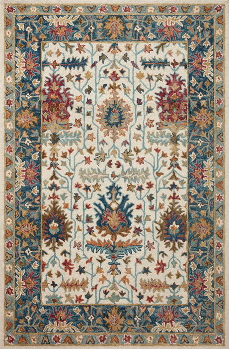 Loloi Victoria VK-23 Ivory / Sky Rug