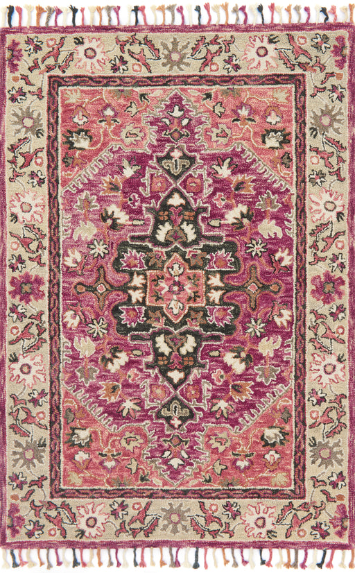 Loloi Zharah ZR-05 Raspberry / Taupe Rug