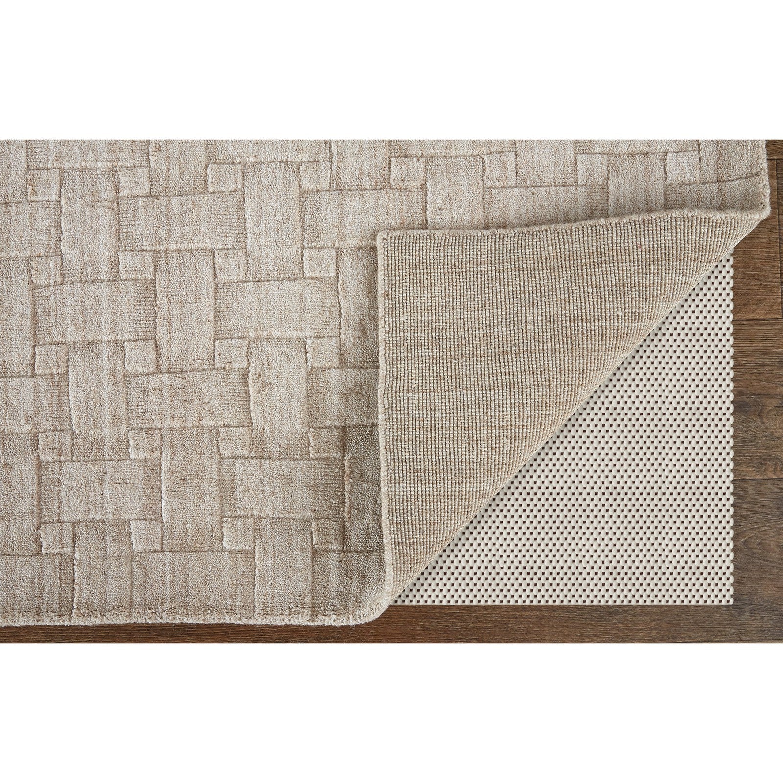 Feizy Redford 8669F Transitional Solid in Ivory