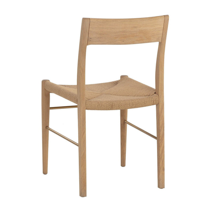 Sunpan Bondi Dining Chair - Light Oak - Set of 2