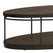 Pulaski Furniture Dark Wood Industrial Cocktail Table