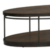 Pulaski Furniture Dark Wood Industrial Cocktail Table