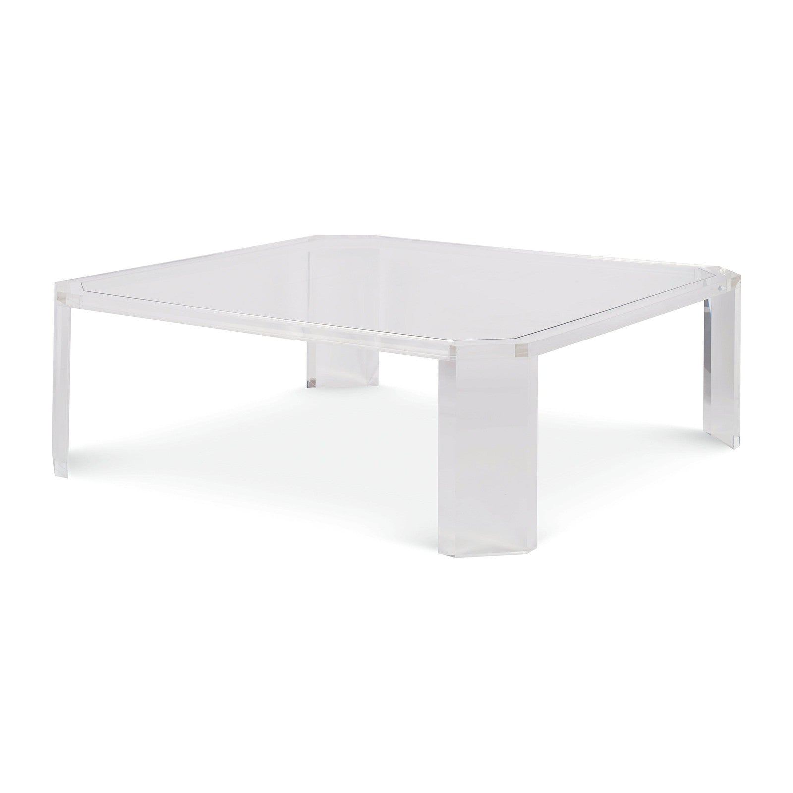 Century Furniture Phoenix Coffee Table with Glass Top