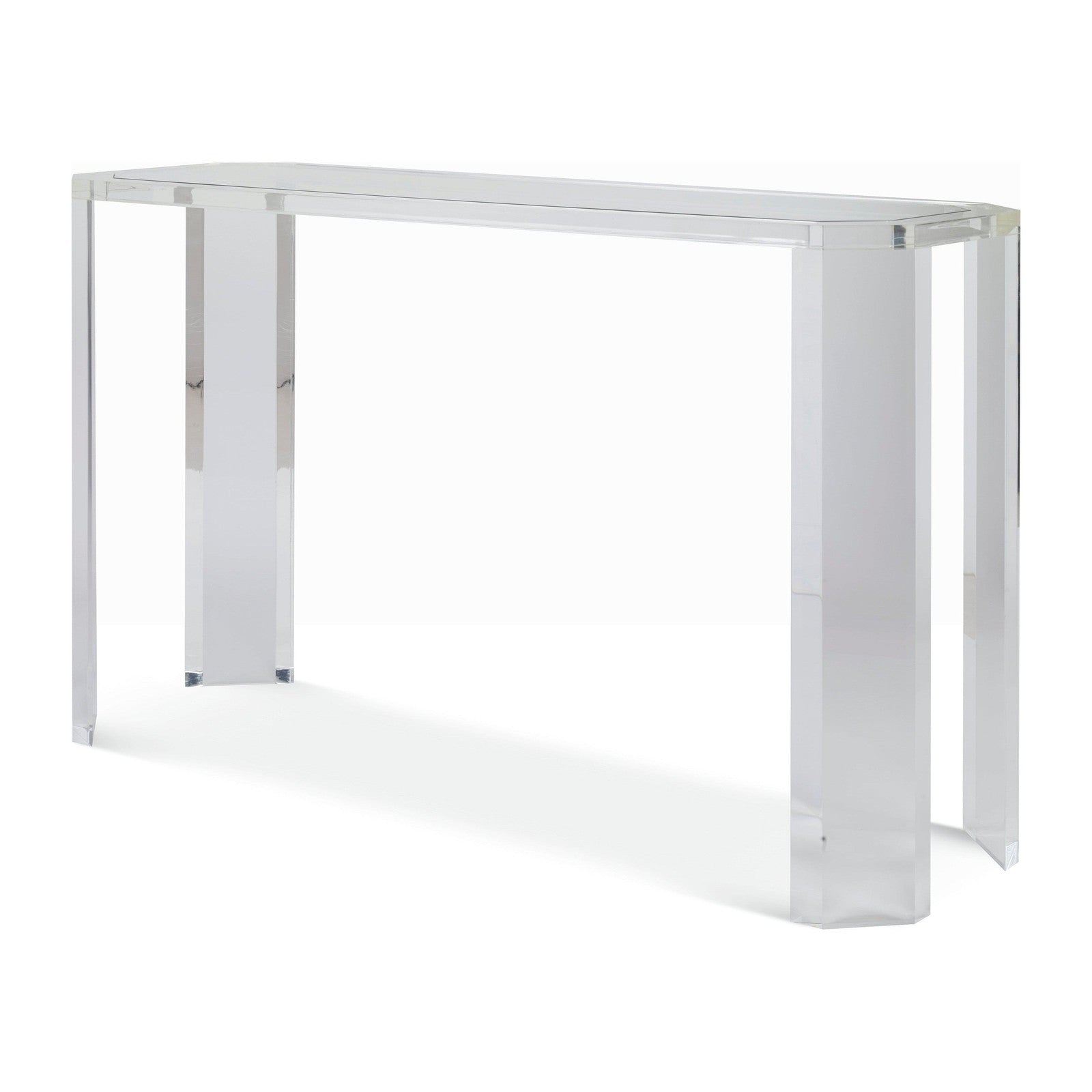 Century Furniture Phoenix Console Table with Glass Top
