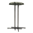 Pulaski Furniture Accents Glass Top Spot Table with Metal Base Pedestal