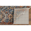 Feizy Kaia 39HRF Transitional Floral & Botanical in Blue/Orange/Ivory