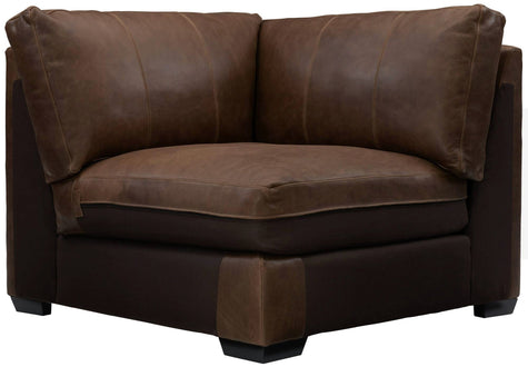 Bernhardt Dawkins Leather Sectional