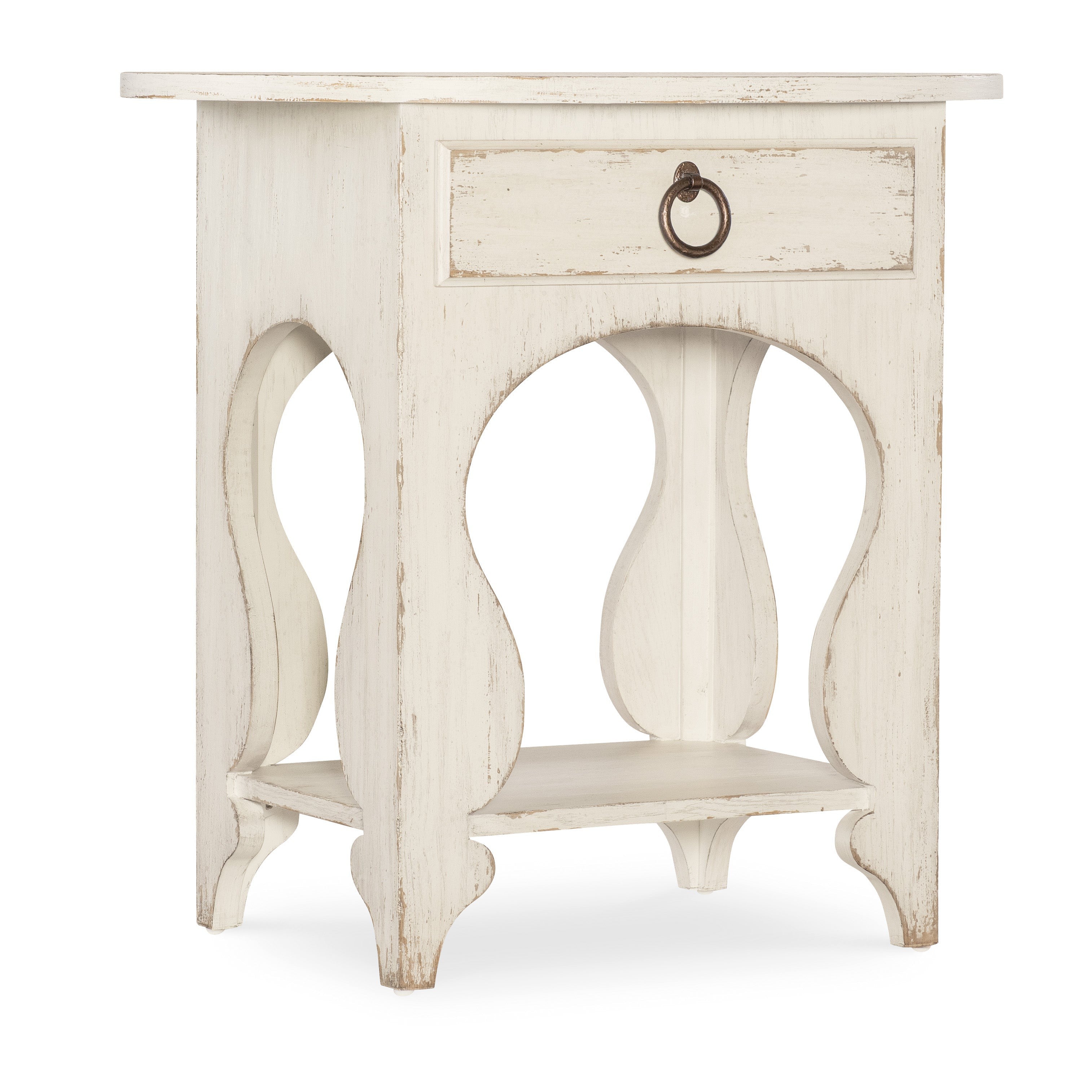 Hooker Furniture Americana One-Drawer Oval Nightstand