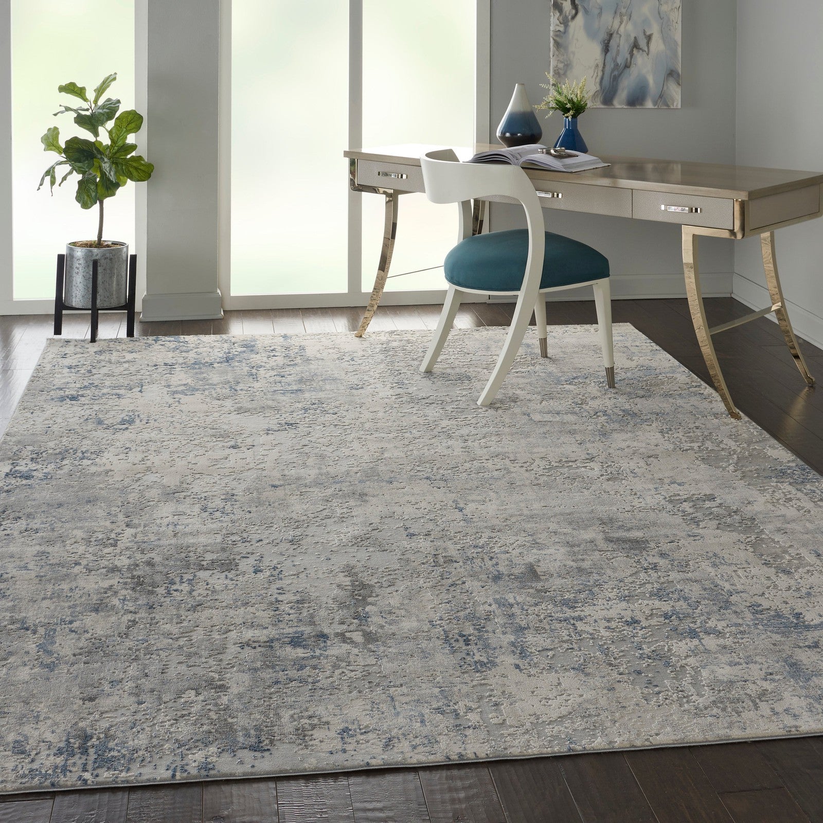 Nourison Rustic Textures RUS07 Modern Indoor Rug