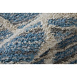 Feizy Mynka 39ICF Transitional Diamond in Blue/Ivory