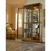 Pulaski Furniture PFC Curios Lighted Sliding Door 5 Shelf Curio Cabinet