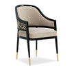 Caracole Classic Club Member At The Table Dining Arm Chair DSC