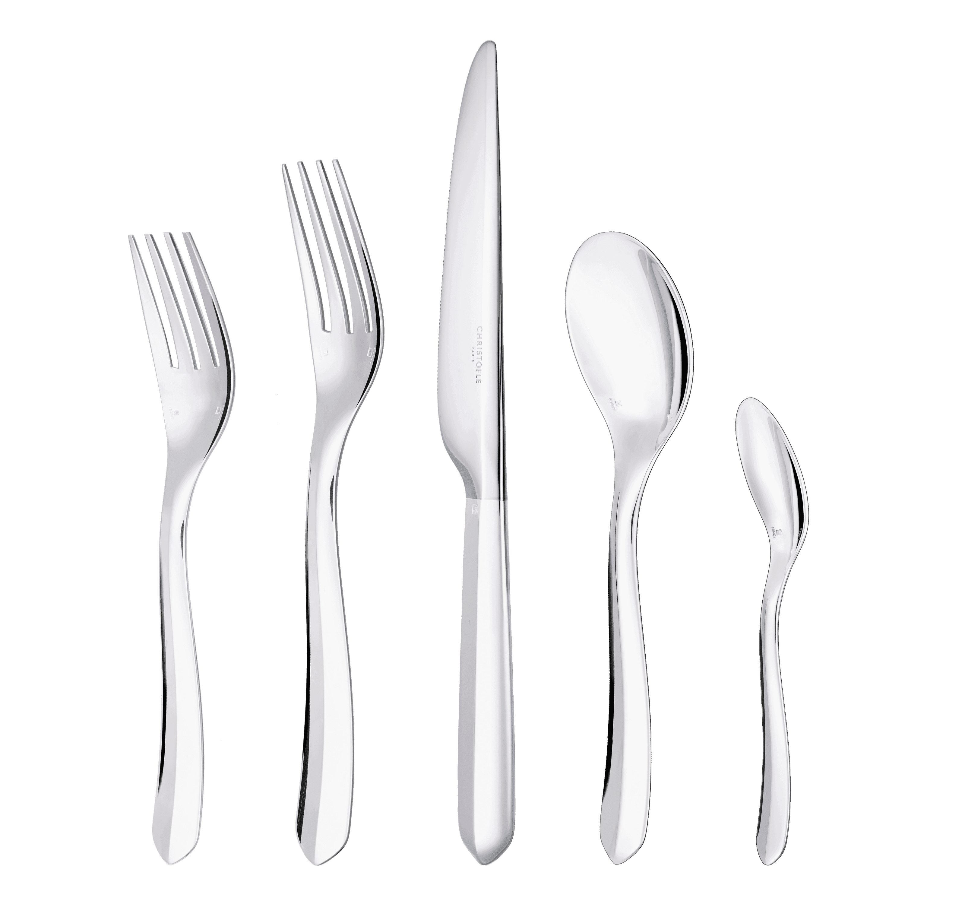 Christofle Infini Christofle 5-Piece Silver-Plated Flatware Set