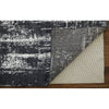 Feizy Coda 8929F Modern Abstract Rug in Black/White