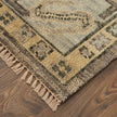 Feizy Fillmore 6943F Traditional Diamond Rug in Brown/Gray