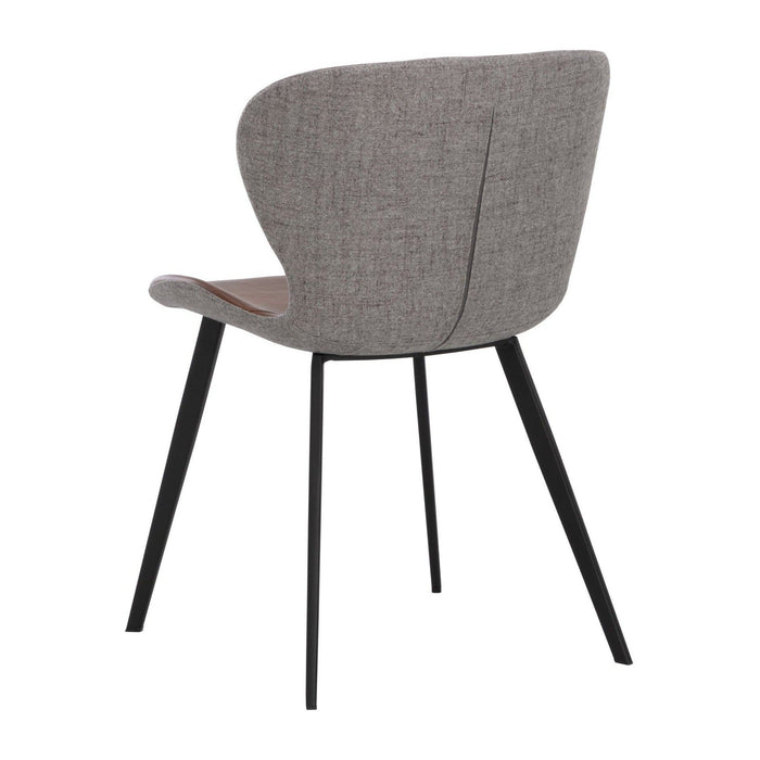 Sunpan Arabella Dining Chair - Bravo Cognac / November Grey